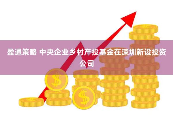 盈通策略 中央企业乡村产投基金在深圳新设投资公司